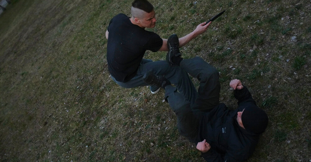 krav maga, obrona przed nożem, samoobrona